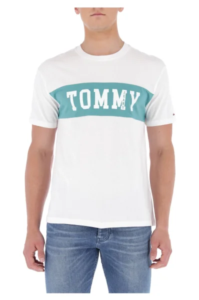 Póló TJM PANEL LOGO | Regular Fit Tommy Jeans 	fehér	