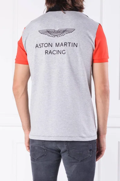 Tenisz póló Aston Martin Racing | Regular Fit Hackett London 	fekete	