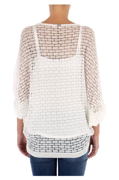 Kötött pulóver + top Ingrid | Loose fit GUESS 	fehér	