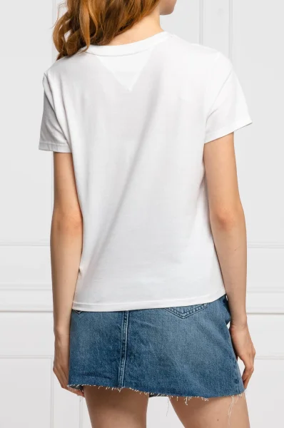 póló tommy classics | regular fit Tommy Jeans 	fehér	
