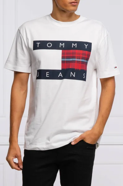 Póló | Regular Fit Tommy Jeans 	fehér	