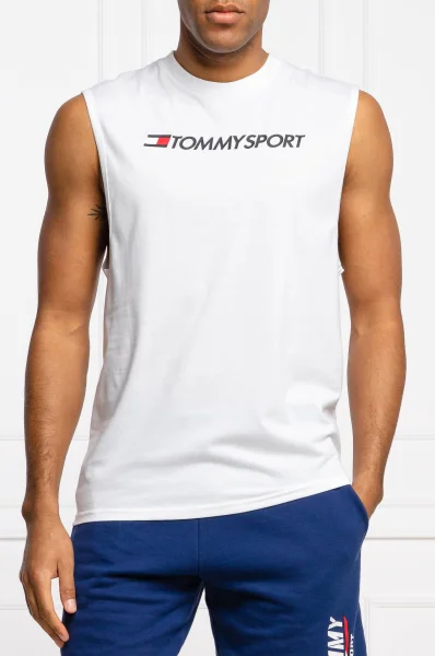 Tank top | Regular Fit Tommy Sport 	fehér	
