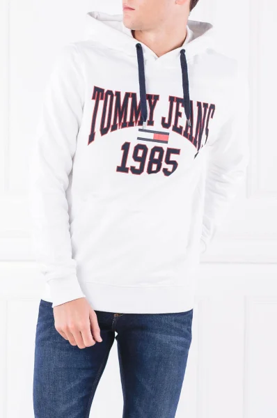 Pulóver | Regular Fit Tommy Jeans 	fehér	