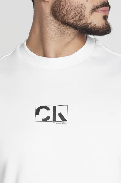 Pulóver | Regular Fit Calvin Klein 	fehér	