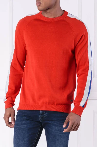 Kötött pulóver Warren | Regular Fit Pepe Jeans London 	piros	