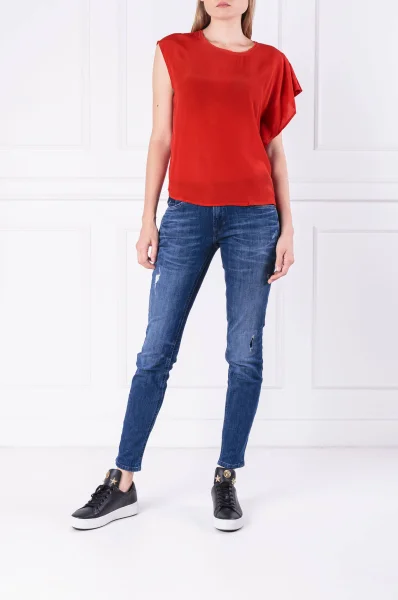 Blúz KAIPARA | Regular Fit Pepe Jeans London 	piros	