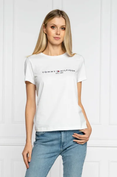 T-shirt | Regular Fit Tommy Hilfiger 	fehér	