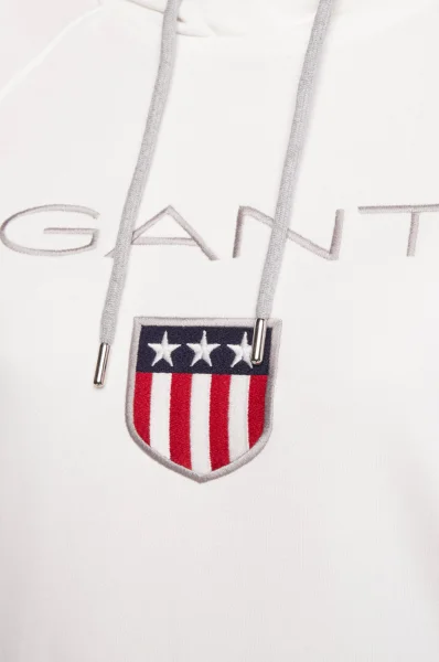 Pulóver SHIELD | Regular Fit Gant 	fehér	