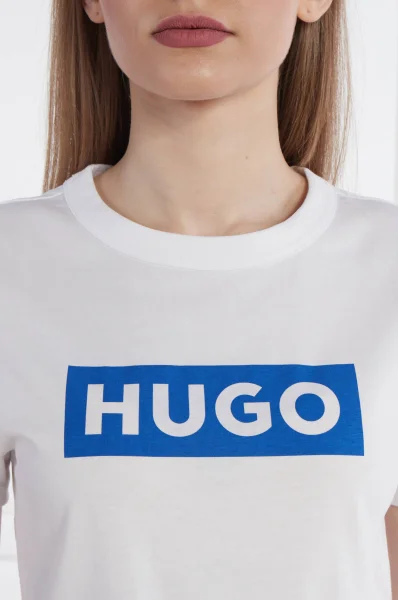Póló Classic Tee_B | Regular Fit Hugo Blue 	fehér	