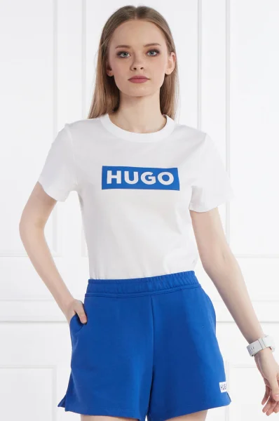 Póló Classic Tee_B | Regular Fit Hugo Blue 	fehér	