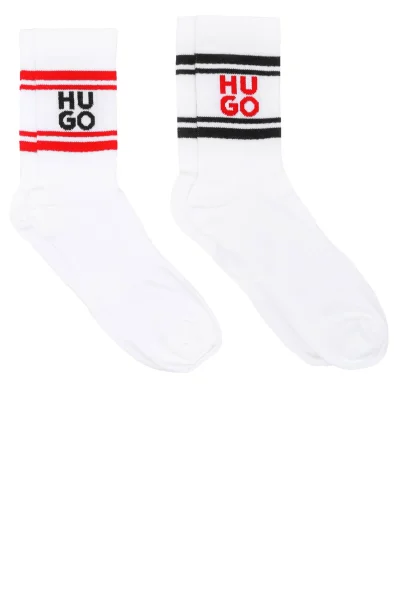 2 db-os zokni szett 2P QS GIFTSET Hugo Bodywear 	fehér	