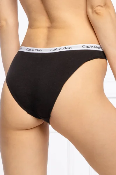3 db-os tanga szett Calvin Klein Underwear 	fekete	