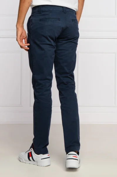 Chino nadrág Scanton | Slim Fit Tommy Jeans 	sötét kék	