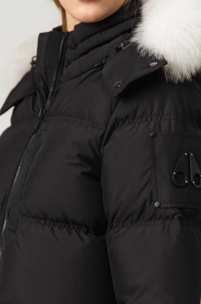 Steppelt hosszú kabát FOX VALLEY Moose Knuckles 	fekete	