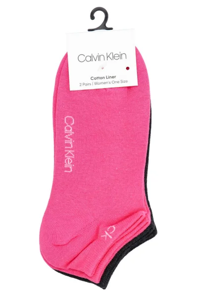 2 db-os zokni szett Calvin Klein 	rózsaszín	