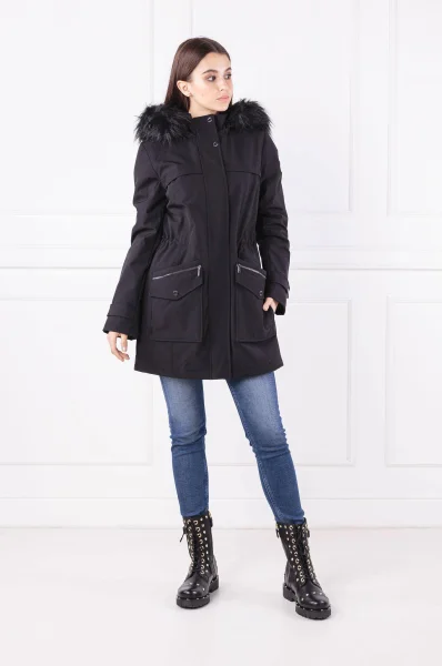 Kabát | Regular Fit DKNY 	fekete	