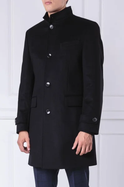 Hosszú kabát Sintrax3 BOSS BLACK 	fekete	
