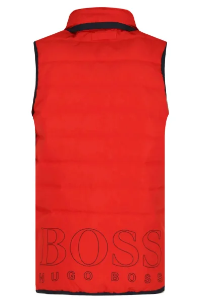 Szteppelt mellény | Regular Fit BOSS Kidswear 	piros	