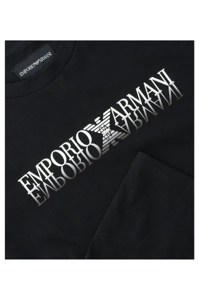 Póló | Regular Fit Emporio Armani 	fekete	