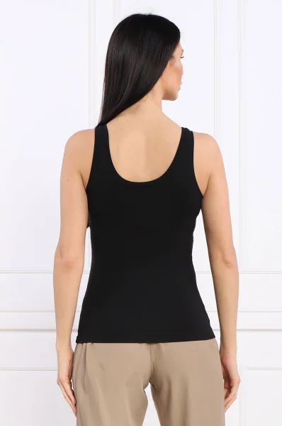 Top Cotton Control | Slim Fit Spanx 	fekete	