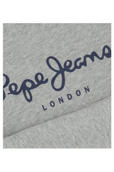 Póló Art | Regular Fit Pepe Jeans London 	szürke	