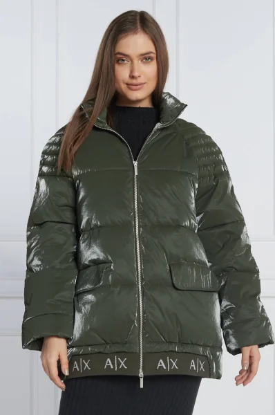 Kabát | Regular Fit Armani Exchange 	zöld	