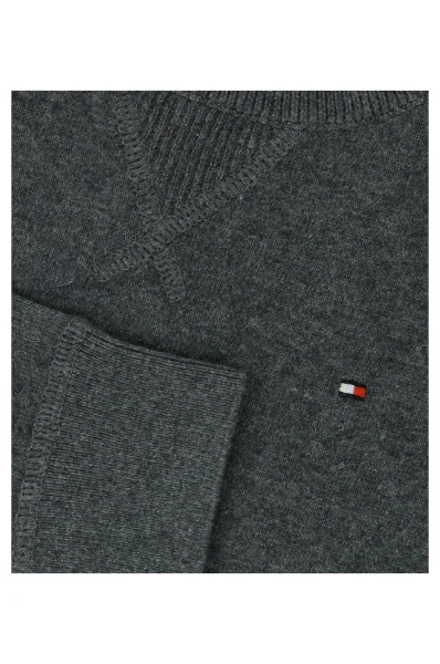 Kötött pulóver ESSENTIAL | Regular Fit kasmír hozzáadásával Tommy Hilfiger 	szürke	