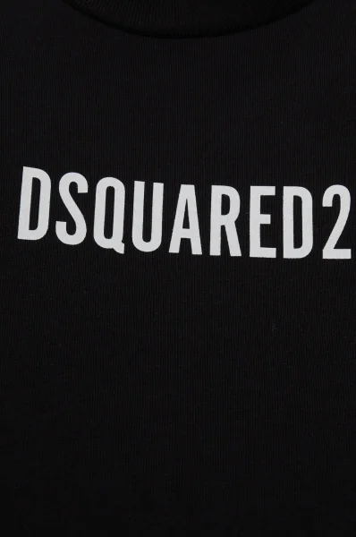 Póló | Relaxed fit Dsquared2 	fekete	