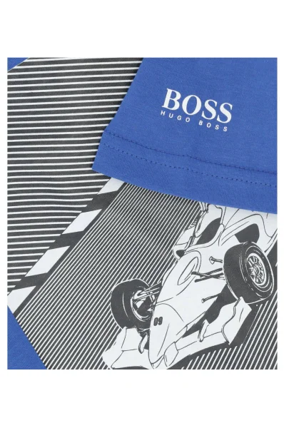 Póló | Regular Fit BOSS Kidswear 	kék	
