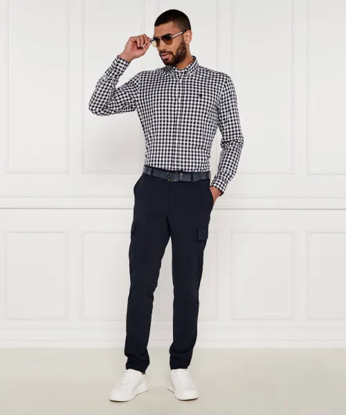 Nadrág P-Kaiton1-Cargo BOSS BLACK | 	sötét kék Slim Fit 50546916