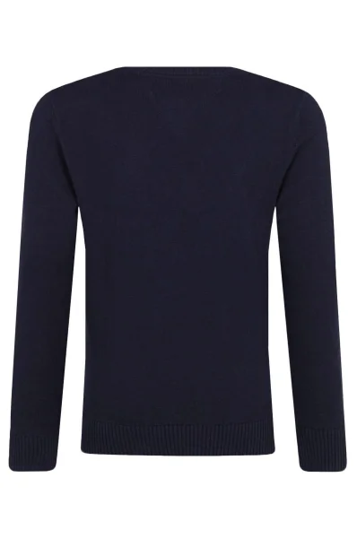 Kötött pulóver | Regular Fit Tommy Hilfiger 	sötét kék	