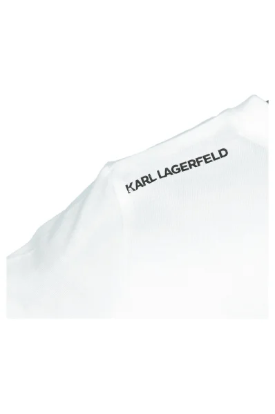 Póló | Regular Fit Karl Lagerfeld Kids 	fehér	