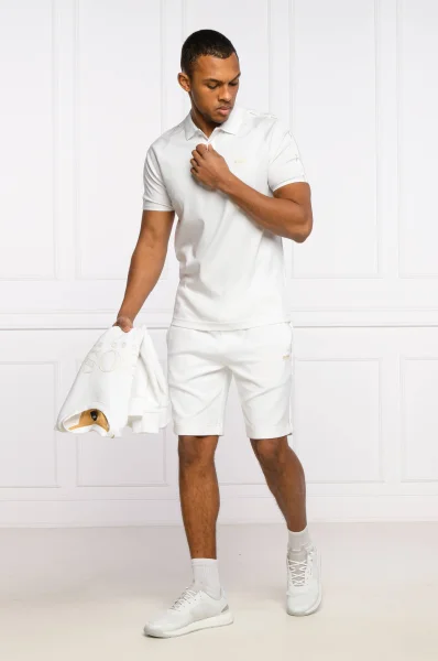 Tenisz póló Paul Gold | Slim Fit BOSS GREEN 	fehér	