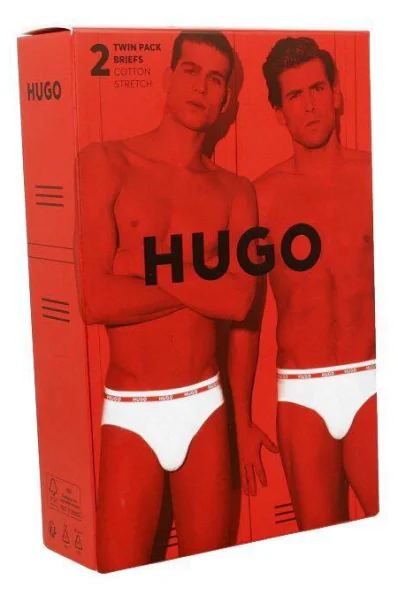 2 db-os bugyi szett HIP BRIEF Hugo Bodywear 	fehér	