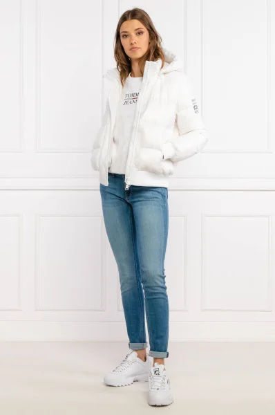 Steppelt kabát | Regular Fit Armani Exchange 	fehér	