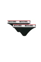 Tanga 2 darab Moschino Underwear 	fekete	
