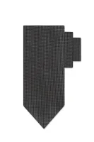 Selyem nyakkendő HUGO 	grafit	