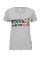 T-shirt | Regular Fit Moschino Underwear 	szürke	