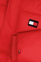 Steppelt párka | Oversize fit Tommy Hilfiger 	piros	
