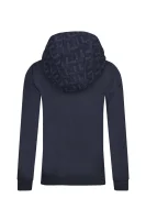 Kétoldalas kabát | Regular Fit BOSS Kidswear 	sötét kék	