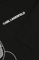 Longsleeve | Regular Fit Karl Lagerfeld Kids 	fekete	