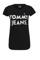 Póló TJW STAR LOGO | Slim Fit Tommy Jeans 	fekete	