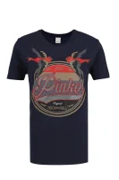 T-shirt Stereo| Regular Fit Pinko 	sötét kék	