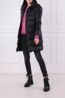 Kabát HOODED LONG DOWN JKT | Regular Fit Calvin Klein 	fekete	
