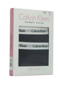2 db-os tanga szett Calvin Klein Underwear 	fekete	