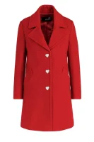 Hosszú kabát Love Moschino 	piros	