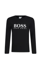 Longsleeve | Regular Fit BOSS Kidswear 	fekete	