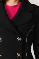 Hosszú kabát Elisabetta Franchi 	fekete	