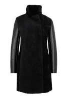 Hosszú kabát Armani Exchange 	fekete	