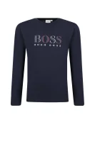 Longsleeve | Regular Fit BOSS Kidswear 	sötét kék	
